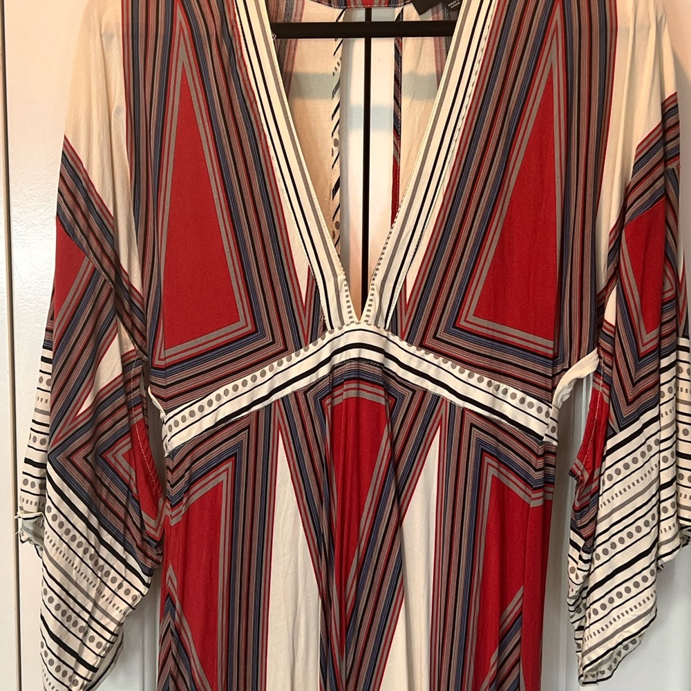 Lulus Monticeto Cream Print Maxi Dress - Picture 6 of 9